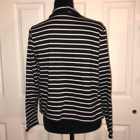 Sunny Leigh Black and White striped cardigan - Picture 2 of 3